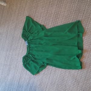 Emerald green! NWOT BLOUSE!